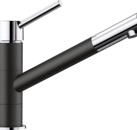 Plautuvės maišytuvas BLANCO KANO Juoda/chrome HD