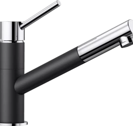 Plautuvės maišytuvas BLANCO KANO-S Antracitas/chrome HD