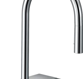 Plautuvės maišytuvas HANSGROHE Aquno Select M81 170 su ištraukiamu dušeliu 3jet, chromas, 73837000