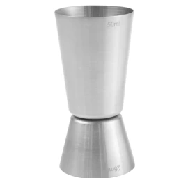 Plieninė Dvipusė Alkoholio Matavimo Taurė 25 / 50 Ml - Hendi 596722