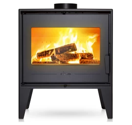 Plieninė krosnelė Invicta Euros, antracito spalvos, 10 kW