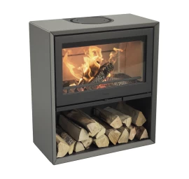 Plieninė krosnelė Nibe Contura 320A, juoda, 5 - 9 kW