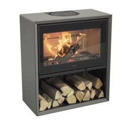 Plieninė krosnelė Nibe Contura 320AG, juoda, 5 - 9 kW