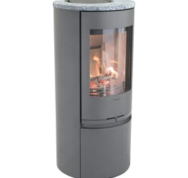 Plieninė krosnelė Nibe Contura 510:3 Style, pilka, iki 7 kW