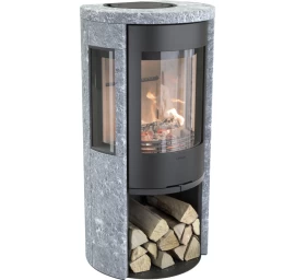 Plieninė krosnelė Nibe Contura 556T Style, juoda, 3 - 7 kW