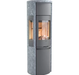 Plieninė krosnelė Nibe Contura 596T Style, pilka, 3 - 7 kW