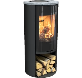 Plieninė krosnelė Nibe Contura C510:3 G Style, juoda, 3 - 7 kW