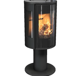 Plieninė krosnelė Nibe Contura C586:2 G Style, juoda, 3 - 7 kW