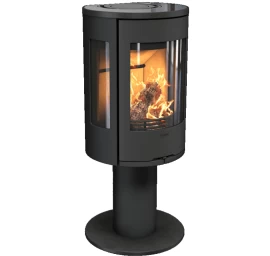 Plieninė krosnelė Nibe Contura C586:2 Style, juoda, 3 - 7 kW