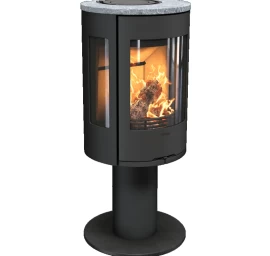 Plieninė krosnelė Nibe Contura C586:3 Style, juoda, 3 - 7 kW