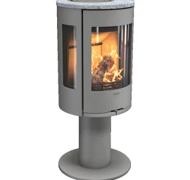 Plieninė krosnelė Nibe Contura C586:3 Style, pilka, 3 - 7 kW