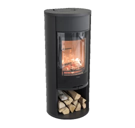 Plieninė krosnelė Nibe Contura C610:4 G Style, juoda, 3 - 9 kW