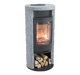 Plieninė krosnelė Nibe Contura C620T:1, juoda, 3 - 9 kW