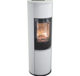 Plieninė krosnelė Nibe Contura C690G:1, balta, 3 - 9 kW