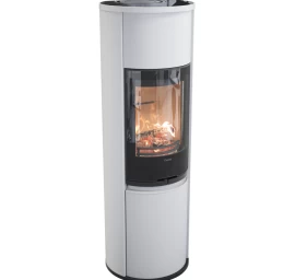 Plieninė krosnelė Nibe Contura C690G:2, balta, 3 - 9 kW