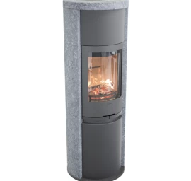 Plieninė krosnelė Nibe Contura C690T, pilka, 3 - 9 kW