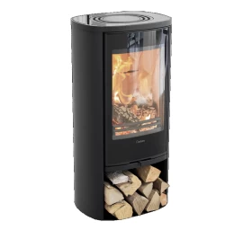 Plieninė krosnelė Nibe Contura C810G:2 Style, juoda, 3 - 7 kW