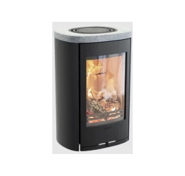 Plieninė krosnelė Nibe Contura C810W:3 Style, juoda, 3 - 7 kW