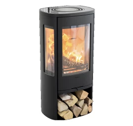 Plieninė krosnelė Nibe Contura C856:2 Style, juoda, 3 - 7 kW