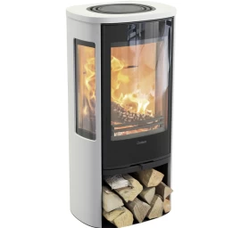 Plieninė krosnelė Nibe Contura C856G:1 Style, balta, 3 - 7 kW