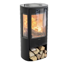 Plieninė krosnelė Nibe Contura C856G:2 Style, juoda, 3 - 7 kW