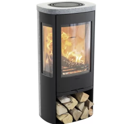 Plieninė krosnelė Nibe Contura C856T Style, juoda, 3 - 7 kW