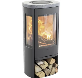 Plieninė krosnelė Nibe Contura C856T Style, pilka, 3 - 7 kW