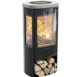 Plieninė krosnelė Nibe Contura C856TG Style, juoda, 3 - 7 kW