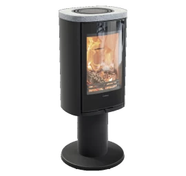 Plieninė krosnelė Nibe Contura C870G:3 Style, juoda, 3 - 7 kW