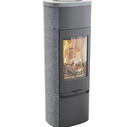 Plieninė krosnelė Nibe Contura C890T Style, pilka, 3 - 7 kW