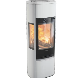 Plieninė krosnelė Nibe Contura C896G:2 Style, balta, 3 - 7 kW