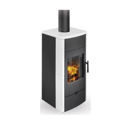 Plieninė krosnelė Romotop Espera 01, su šilumokaičiu, 13kW