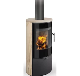 Plieninė krosnelė Romotop Laredo 04, su apdaila, 6.5kW