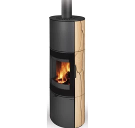 Plieninė krosnelė Romotop Lugano 04A, su apdaila, 8kW