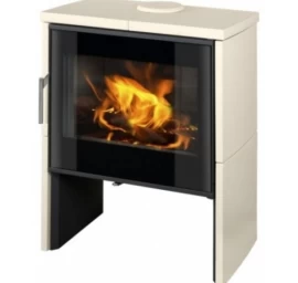 Plieninė krosnelė Romotop Riano N02, juodos spalvos, 11kW