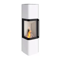 Plieninė krosnelė Spartherm CUBO L RLA, 4.5 - 7.7 kW, balta