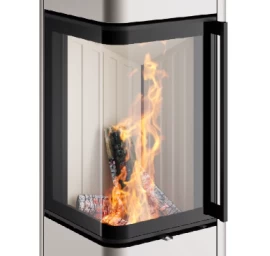 Plieninė krosnelė Spartherm CUBO S RLU, perle spalva