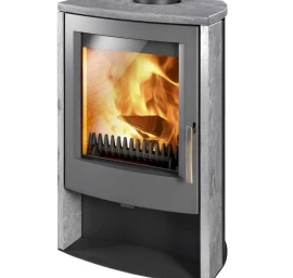 Plieninė krosnelė Thorma Alvesta II, pilka, 4 - 12 kW