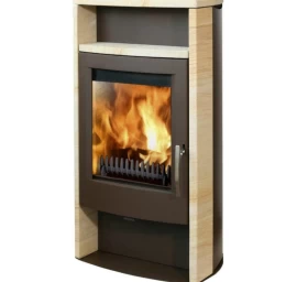 Plieninė krosnelė Thorma Alvesta, ruda, 4 - 12 kW