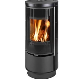 Plieninė krosnelė Thorma Andorra Ceramic Plus, juoda