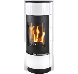 Plieninė krosnelė Thorma Atika Ceramic Standard, balta keramika