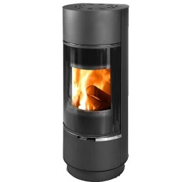 Plieninė krosnelė Thorma Atika Steel, juoda, 3.8 - 11.2 kW