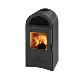 Plieninė krosnelė Thorma Basel II, juoda, 3.5 - 10.5 kW