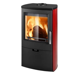 Plieninė krosnelė Thorma Falun II, bordo, 4 - 12 kW