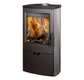 Plieninė krosnelė Thorma Falun II, plieno spalvos, 4 - 12 kW