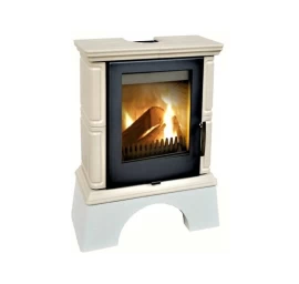 Plieninė krosnelė Thorma Landshut Top, su keramika, 4 - 12 kW