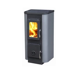 Plieninė krosnelė Thorma Merano AT, juoda/pilka spalva, 2.5 - 7.