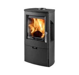 Plieninė krosnelė Thorma Wikantica, juoda, 4 - 12 kW