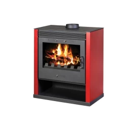 Plieninė krosnelė Victoria Rubin B Red, 14 kW