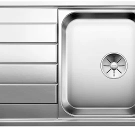 Plieninė plautuvė BLANCO AXIS III 45S-IF SATIN M.ZUB InFino M.AF